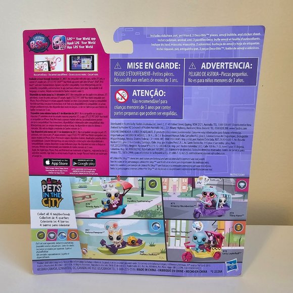 Hasbro Littlest Pet Shop City Rides #73 Toodles Tortuga Turtle #74 Rabbit LPS - Picture 4 of 6